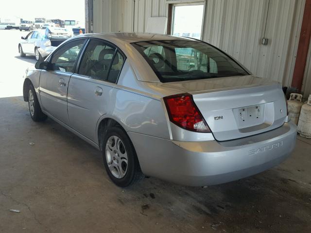 1G8AJ52F53Z121990 - 2003 SATURN ION LEVEL SILVER photo 3