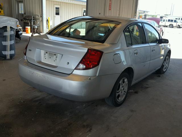1G8AJ52F53Z121990 - 2003 SATURN ION LEVEL SILVER photo 4