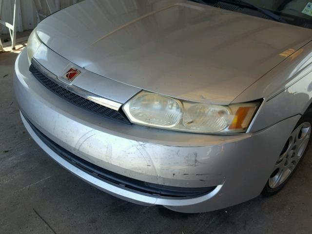 1G8AJ52F53Z121990 - 2003 SATURN ION LEVEL SILVER photo 9