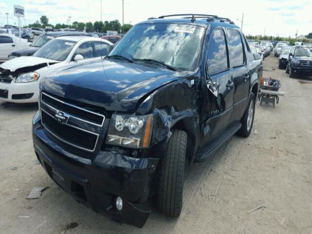 3GNEK12357G104932 - 2007 CHEVROLET AVALANCHE BLACK photo 2