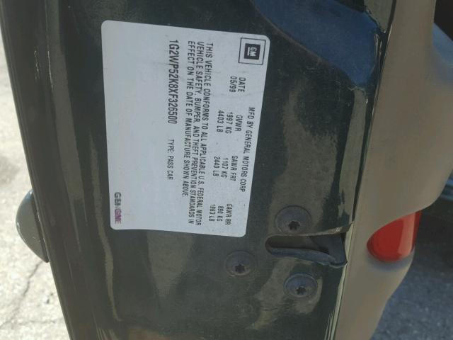 1G2WP52K8XF326500 - 1999 PONTIAC GRAND PRIX Yaşıl foto 10