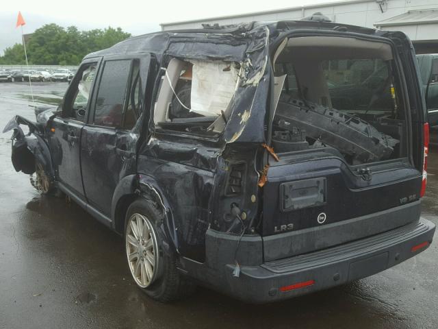 SALAE25447A441737 - 2007 LAND ROVER LR3 SE BLUE photo 3