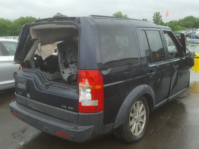 SALAE25447A441737 - 2007 LAND ROVER LR3 SE BLUE photo 4