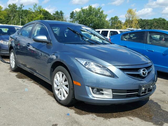 1YVHZ8DH8C5M02793 - 2012 MAZDA MAZDA6I BLUE photo 1