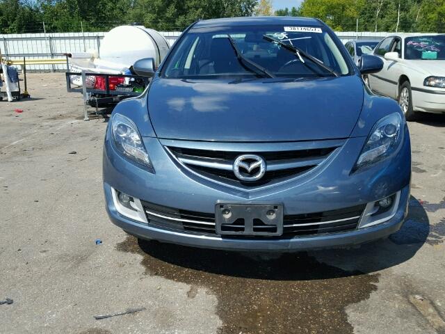 1YVHZ8DH8C5M02793 - 2012 MAZDA MAZDA6I BLUE photo 9