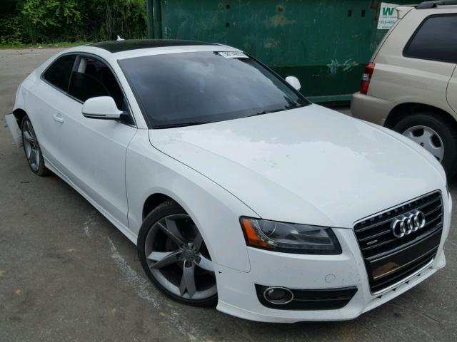 WAUDK78T59A043899 - 2009 AUDI A5 QUATTRO WHITE photo 1