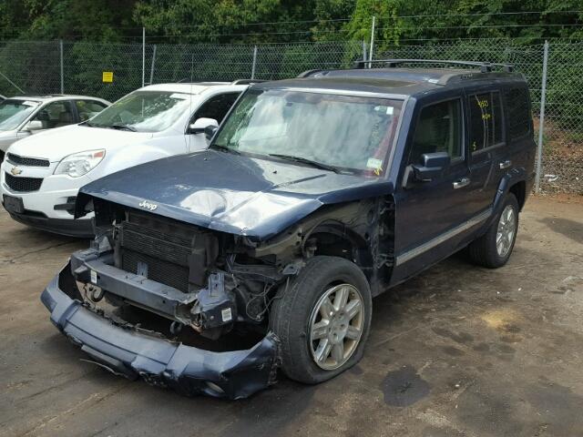 1J8HG68248C222146 - 2008 JEEP COMMANDER BLUE photo 2