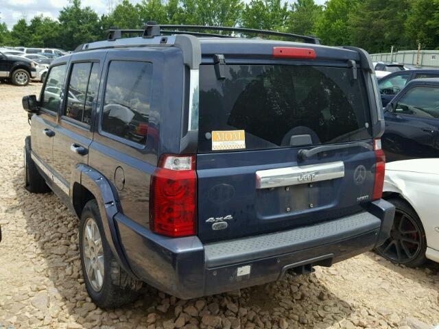 1J8HG68248C222146 - 2008 JEEP COMMANDER BLUE photo 3