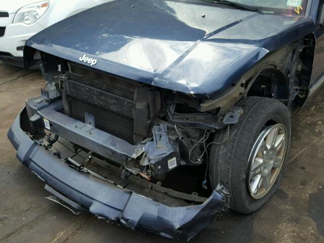 1J8HG68248C222146 - 2008 JEEP COMMANDER BLUE photo 9