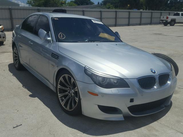 WBSNB935X8CX07993 - 2008 BMW M5 SILVER photo 1