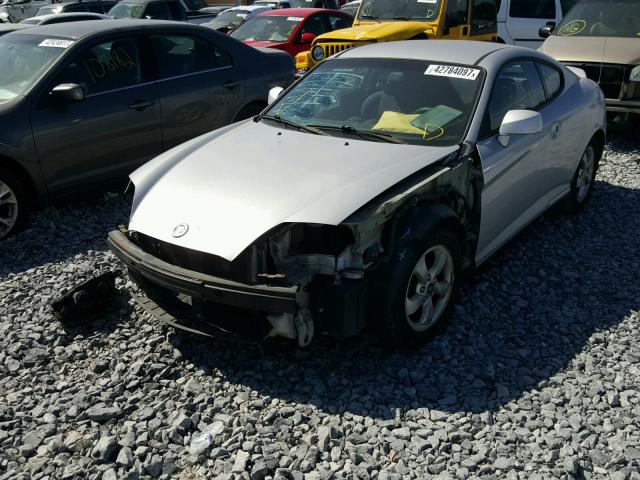 KMHHM65D66U190597 - 2006 HYUNDAI TIBURON GS SILVER photo 2