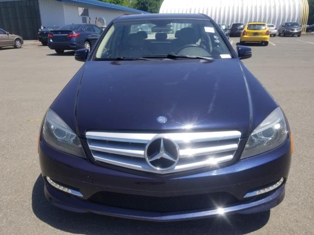 WDDGF8BB2BR154563 - 2011 MERCEDES-BENZ C 300 4MAT BLUE photo 6