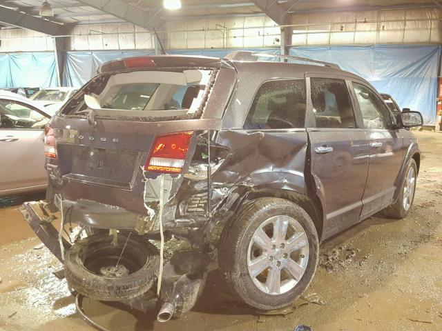 3C4PDDDG3ET217294 - 2014 DODGE JOURNEY LI BLACK photo 4