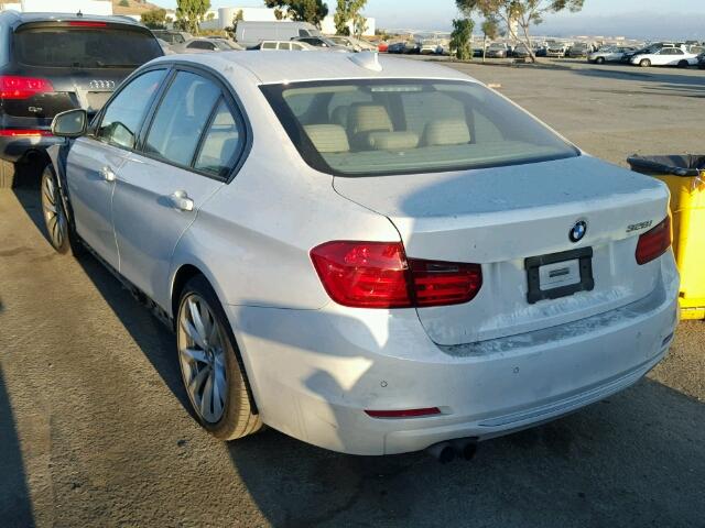 WBA3C1G58DNR46090 - 2013 BMW 328 I SULE WHITE photo 3