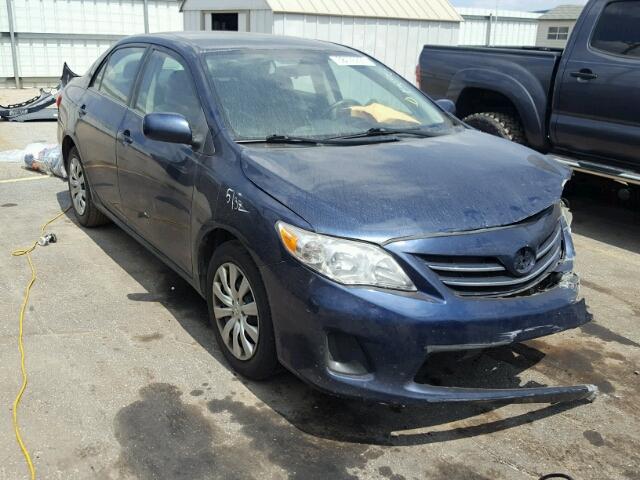 5YFBU4EE6DP170299 - 2013 TOYOTA COROLLA BA BLUE photo 1