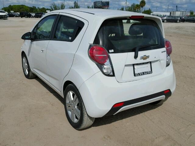 KL8CD6S95EC517891 - 2014 CHEVROLET SPARK 1LT WHITE photo 3