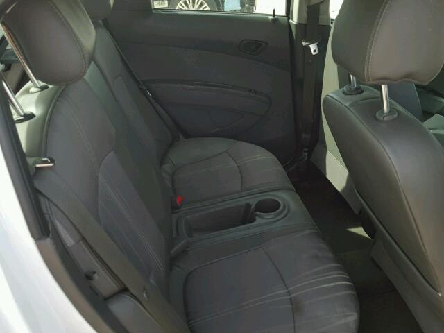 KL8CD6S95EC517891 - 2014 CHEVROLET SPARK 1LT WHITE photo 6