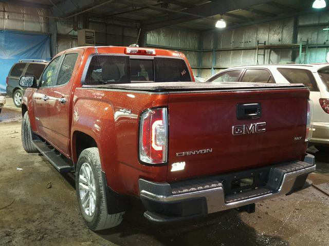 1GTG6DE30G1246817 - 2016 GMC CANYON SLT RED photo 3