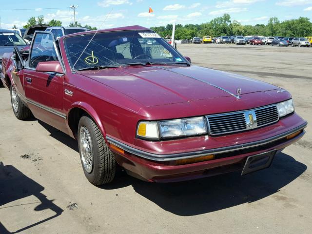 1G3AJ513XJG318515 - 1988 OLDSMOBILE CUTLASS CI BURGUNDY photo 1