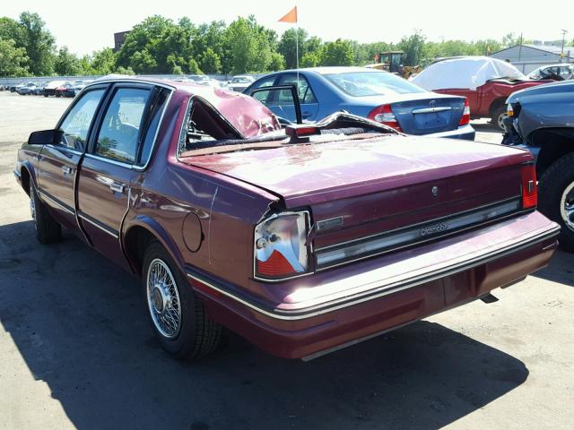 1G3AJ513XJG318515 - 1988 OLDSMOBILE CUTLASS CI BURGUNDY photo 3