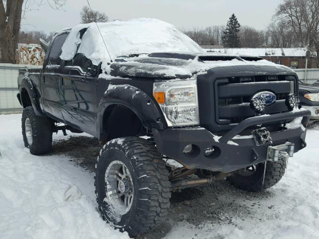 1FT8W3BT7CEA23048 - 2012 FORD F350 SUPER BLACK photo 1