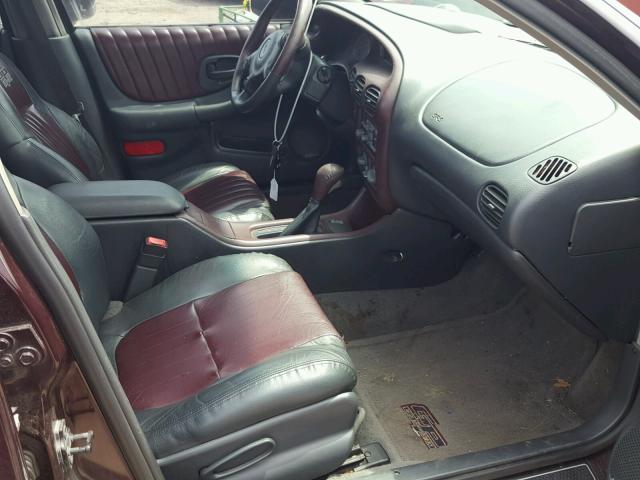 1G2WP52K02F274210 - 2002 PONTIAC GRAND PRIX BURGUNDY photo 5