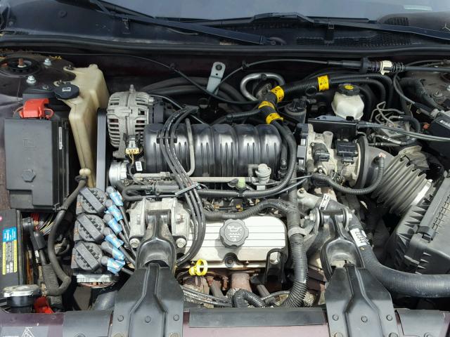 1G2WP52K02F274210 - 2002 PONTIAC GRAND PRIX BURGUNDY photo 7