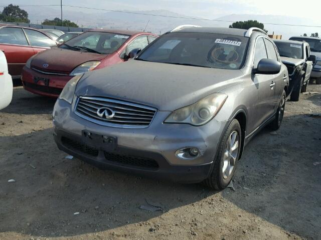 JNKAJ09F28M355120 - 2008 INFINITI EX35 BASE GRAY photo 2