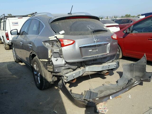 JNKAJ09F28M355120 - 2008 INFINITI EX35 BASE GRAY photo 3