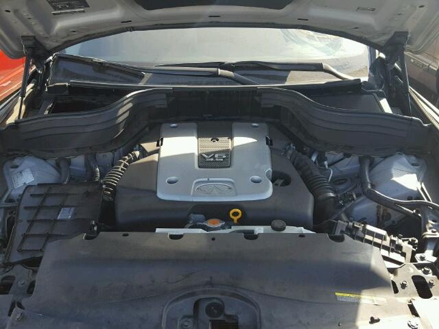 JNKAJ09F28M355120 - 2008 INFINITI EX35 BASE GRAY photo 7