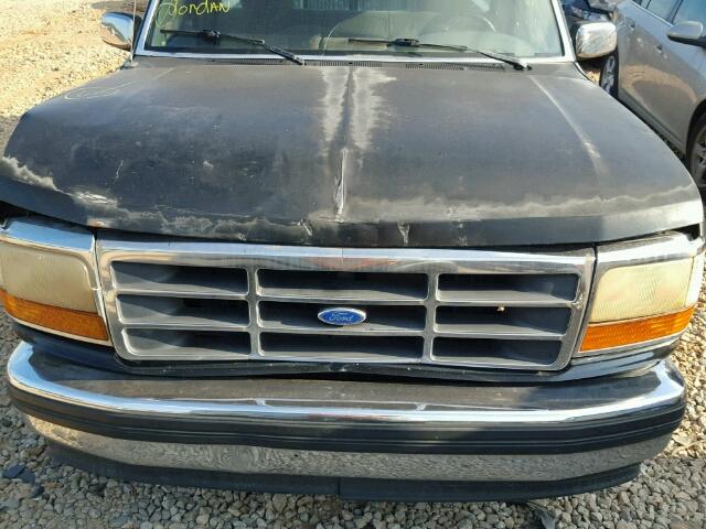 1FTDF15H9PNA19065 - 1993 FORD F150 BLACK photo 7