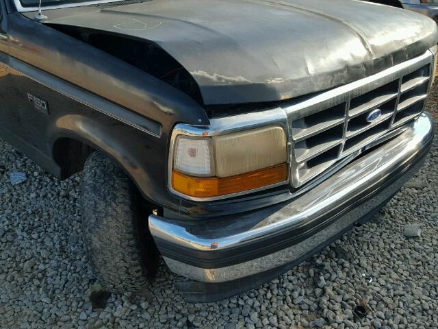 1FTDF15H9PNA19065 - 1993 FORD F150 BLACK photo 9