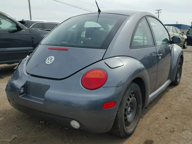 3VWBK21C63M409061 - 2003 VOLKSWAGEN NEW BEETLE ნაცრისფერი ფოტო 4