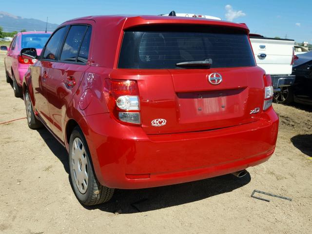 JTKKUPB4XE1043549 - 2014 TOYOTA SCION XD RED photo 3