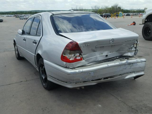 WDBHA24G8YA867976 - 2000 MERCEDES-BENZ C 230 SILVER photo 3