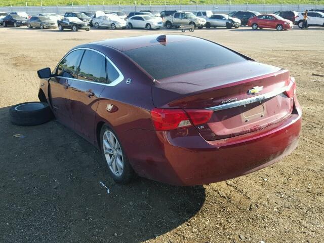 2G1115S37G9202932 - 2016 CHEVROLET IMPALA 栗色 照片 3