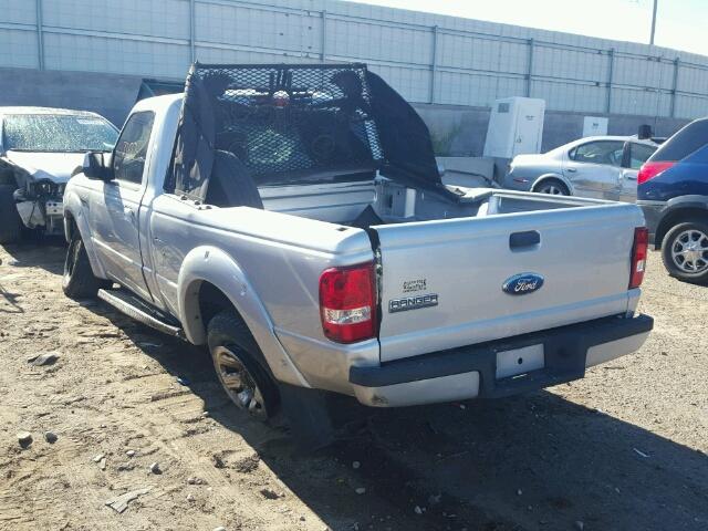 1FTYR10U48PA95943 - 2008 FORD RANGER SILVER photo 3