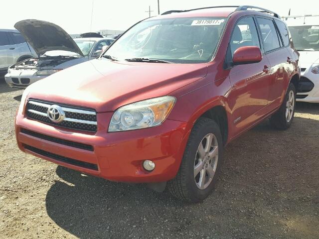 JTMBD31V185159732 - 2008 TOYOTA RAV4 LTD RED photo 2