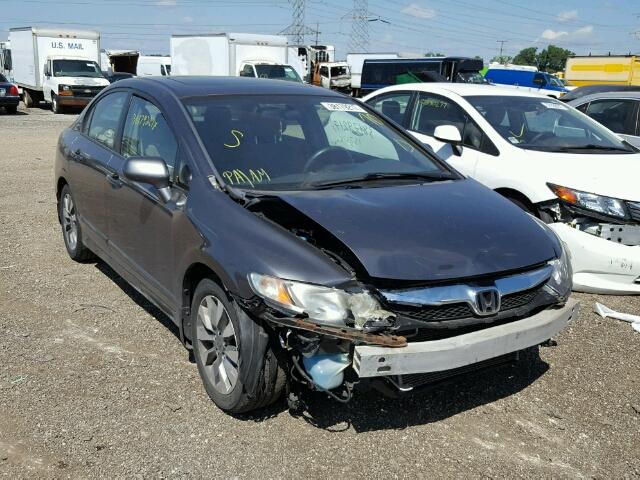 2HGFA16859H354181 - 2009 HONDA CIVIC CHARCOAL photo 1