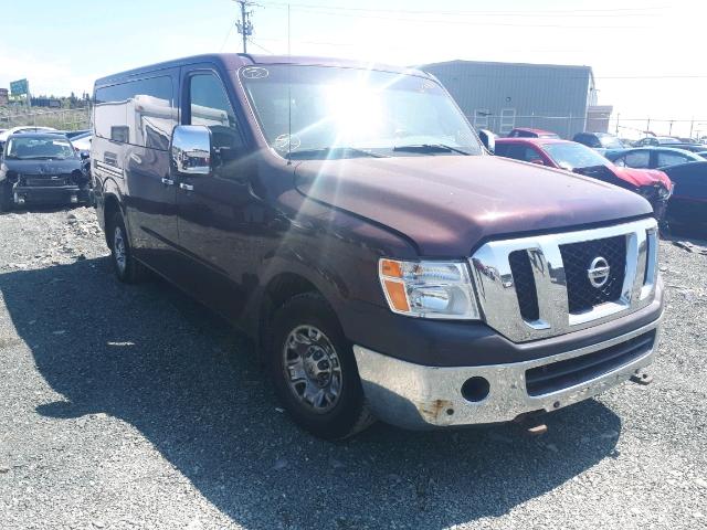 5BZAF0AA7DN202482 - 2013 NISSAN NV 3500 PURPLE photo 1