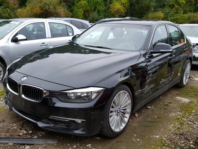 WBA3D3C53EK157055 - 2014 BMW 328 D BLACK photo 2