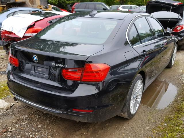 WBA3D3C53EK157055 - 2014 BMW 328 D BLACK photo 4
