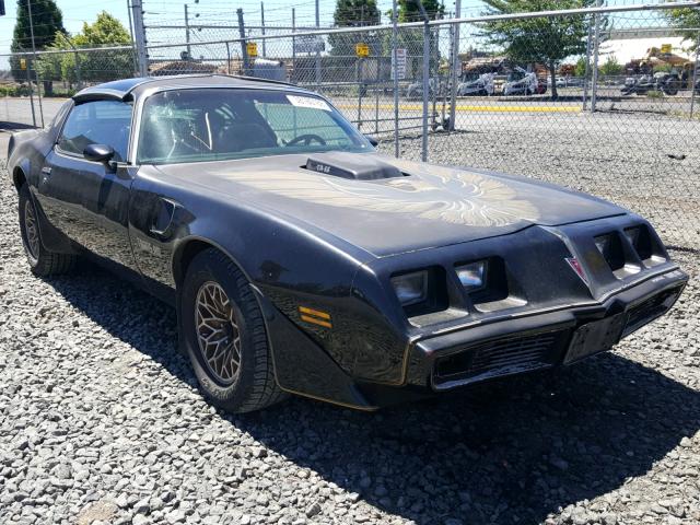 2W87K9L185037 - 1979 PONTIAC FIREBIRD BLACK photo 1