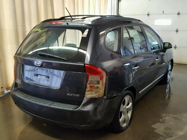 KNAFG526187186197 - 2008 KIA RONDO LX CHARCOAL photo 4