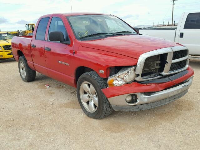 1D7HA18D35S328186 - 2005 DODGE RAM 1500 S RED photo 1