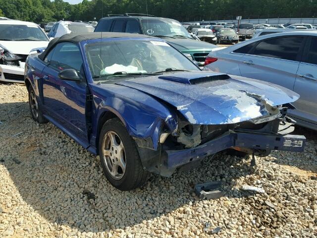 1FAFP45X03F323457 - 2003 FORD MUSTANG GT BLUE photo 1