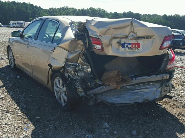 4T1BF3EK4BU726860 - 2011 TOYOTA CAMRY BASE GOLD photo 3