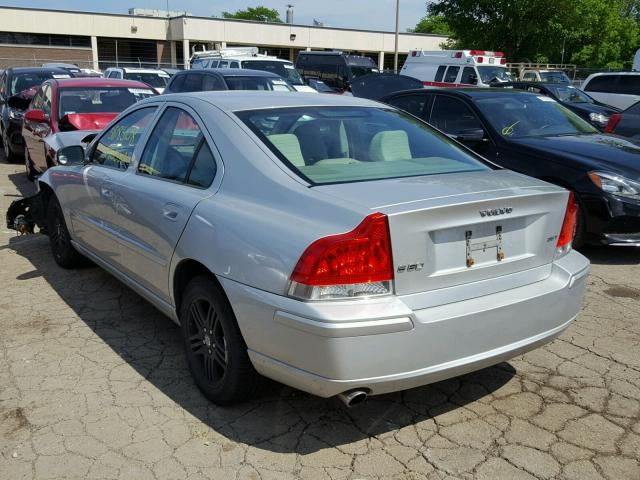 YV1RS592182695571 - 2008 VOLVO S60 2.5T SILVER photo 3