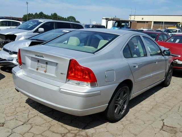 YV1RS592182695571 - 2008 VOLVO S60 2.5T SILVER photo 4