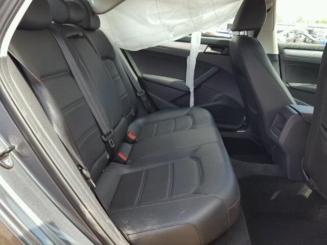 1VWBH7A30CC078863 - 2012 VOLKSWAGEN PASSAT SE GRAY photo 6